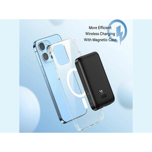 پاوربانک مغناطیسی فست شارژ 20 وات 6000 میلی‌آمپرساعت بیسوس P10059003112