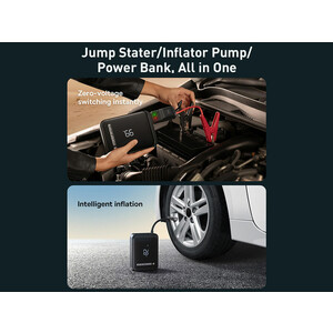 جامپ‌استارتر و پاوربانک فوق انرژی خودرو بیسوس Baseus super energy 2-in-1 jump starter 1000A BS-CH003