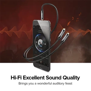 خرید کابل انتقال صدای  1 نر به 2 ماده  آی‌یو‌ایکس یوگرین