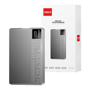 پاوربانک هیسکا HISKA مدل HP-124PD ظرفیت 10000 میلی آمپر ساعت