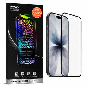 گلس تمام صفحه آیفون 17 آمادو AMADO  مدل High Definition