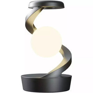 چراغ خواب شارژی طرح کره چرخشی و شارژر وایرلس Light Ball Lamp