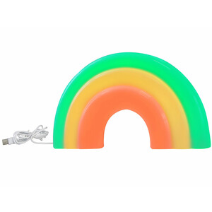 لامپ خواب فانتزی شارژی رومیزی و دیواری رنگین‌کمان رانمی Runmei rainbow night light CHD-01