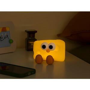 خرید چراغ خواب سیلیکونی فانتزی رومیزی شارژی Cheese night light rechargeable silicone bedroom sleep L54