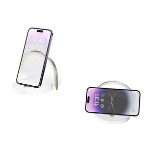 شارژر وایرلس آیفون رسی Recci RLS-L15 Wireless Charging 3-In-1 charger 15W