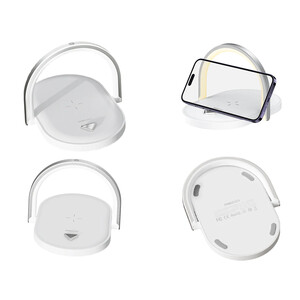 استند و چراغ خواب رسی Recci RLS-L15 Wireless Charging 3-In-1 charger 15W