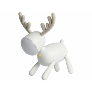 چراغ رومیزی سیلکونی  فانتزی طرح گوزن L17 Cartoon deer small night light USB charging sleep with silicone LED elk light children