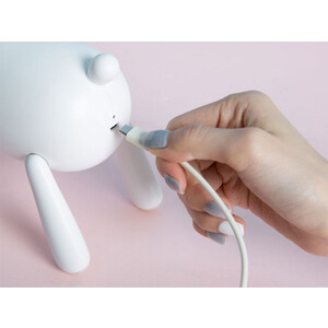فروش چراغ رومیزی سیلکونی  فانتزی طرح گوزن Cartoon deer small night light USB charging sleep with silicone LED elk light children