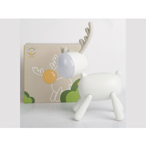 خرید چراغ رومیزی سیلکونی  فانتزی طرح گوزن Cartoon deer small night light USB charging sleep with silicone LED elk light children