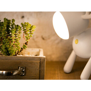 قیمت چراغ رومیزی سیلکونی  فانتزی طرح گوزن Cartoon deer small night light USB charging sleep with silicone LED elk light children