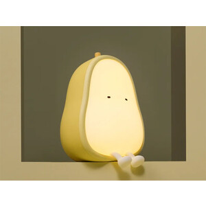فروش چراغ خواب طرح گلابی اتاق کودک Cute Fruit Pear lamp Silicone Night Light USB Rechargeable Dimming Cartoon Bedroom