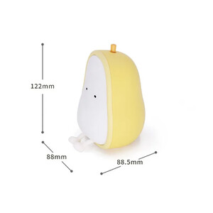 قیمت چراغ خواب طرح گلابی اتاق کودک Cute Fruit Pear lamp Silicone Night Light USB Rechargeable Dimming Cartoon Bedroom