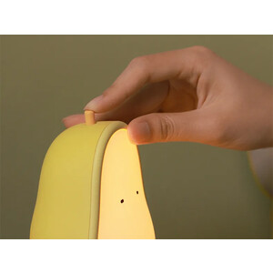 فروش چراغ خواب طرح گلابی اتاق کودک Cute Fruit Pear lamp Silicone Night Light USB Rechargeable Dimming Cartoon Bedroom