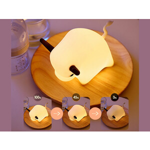 قیمت چراغ خواب رومیزی فانتزی شارژی کودکانه new cow sleeping lamp led soft light at night