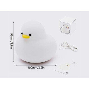minimalist cute duck cartoon bedroom lamp