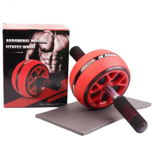 فروش رولر شکم Abdominal Muscle Fitness Wheel تحمل وزن 181 کیلوگرم