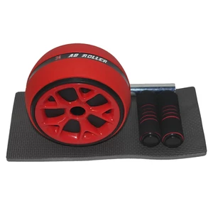 کیفیت رولر شکم Abdominal Muscle Fitness Wheel تحمل وزن 181 کیلوگرم