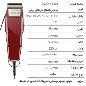 ماشین اصلاح موزر