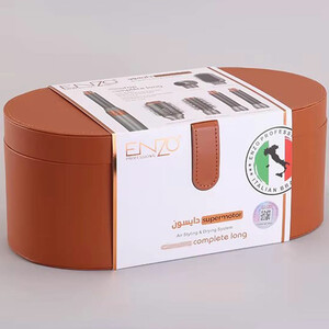 سشوار چرخشی برس دار مو انزو