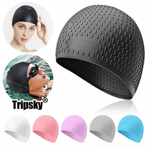 کلاه شنا سیلیکونی برای موی بلند و کوتاه تریپسکی Tripsky