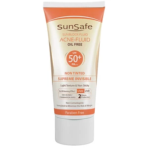 فلوئید ضد آفتاب فاقد چربی سان سیف SPF50 حجم 50 میلی‌لیتر