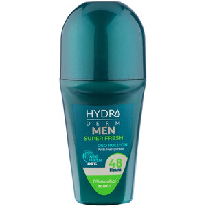 مام رول ضد تعریق آقایان هیدرودرم Hydroderm مدل Super Fresh حجم 50 میلی لیتر