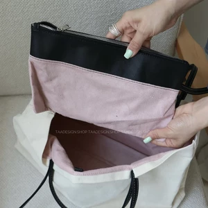 کیف زنانه  بزرگ مدل تاکین کتان