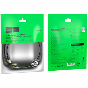 قیمت کابل شبکه هوکو HOCO مدل US07 CAT6 طول 1 متر فلت گیگابیتی
