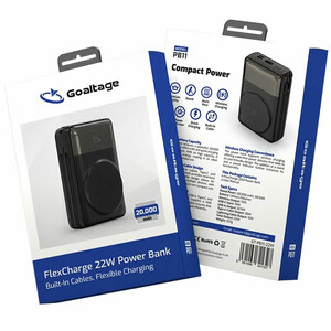 بهترین پاوربانک 20000 گولتیج Goaltage مدل PB11 توان 22 وات