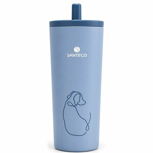 تراول ماگ نی دار دوجداره سانتکو SANTECO مدل HGA-750-001A ظرفیت 750ml