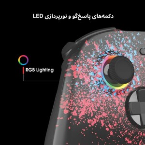 دکمه های پاسخگو و نورپردازی