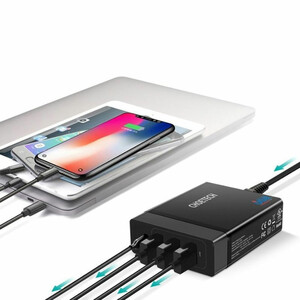 قیمت شارژر رومیزی  چویتک Choetech مدل PD72-1C3U چهار پورت 72 وات