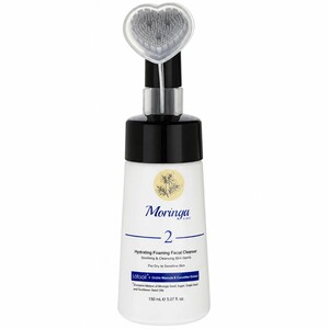 فوم شستشوی صورت آبرسان مورینگا امو مدل 02 مناسب پوست خشک و حساس 150ml