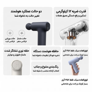 ماساژور تفنگی شیائومی مدل ماساژور تفنگی شیائومی مدل (Mijia Fascia Gun Mini 3)