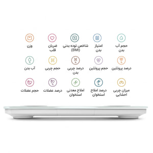 ترازوی هوشمند آنالیز بدن شیائومی مدل S400 
