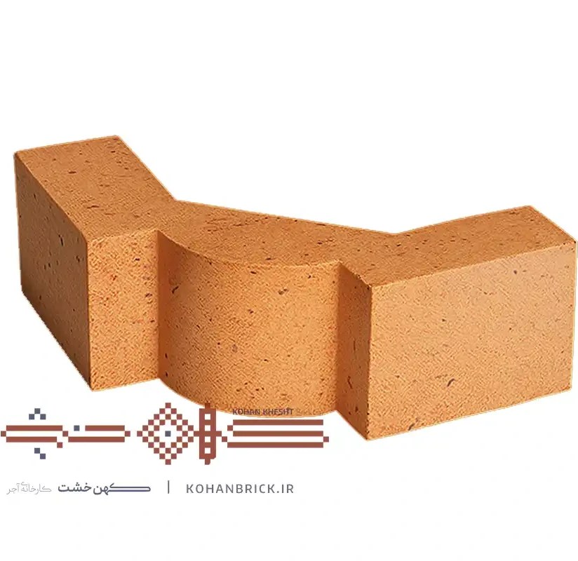 آجر نسوز اِل نیمه لب قاشقی