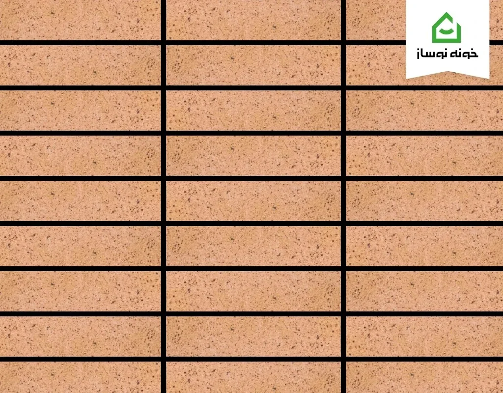 آجر نما نسوز شاموتی روشن کد P4 آذرشین