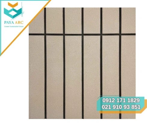 آجر تایل نسوز نما نسکافه ای 10×50