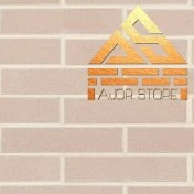 آجر نسوز نما مدرن سفید متمایل به طوسی ساده AB22301