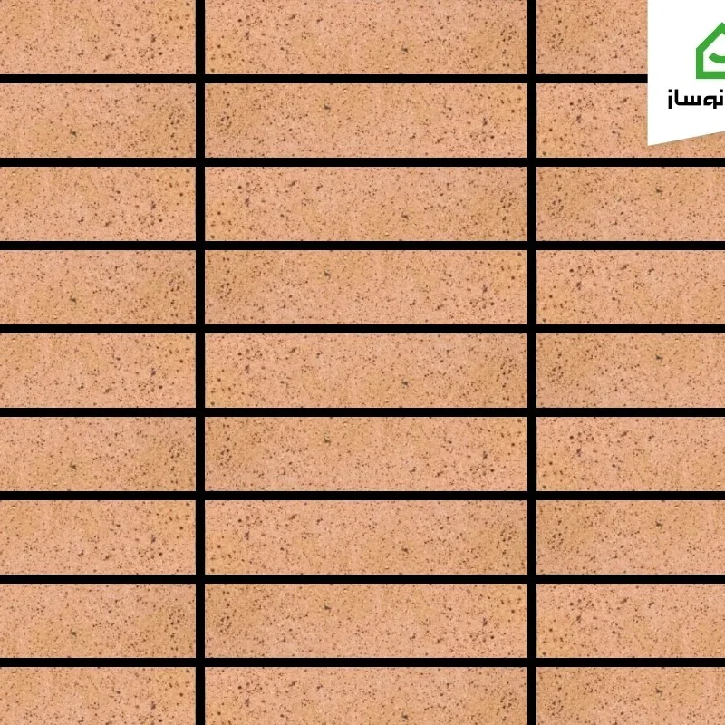 آجر نما نسوز شاموتی روشن کد P4 آذرشین