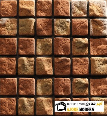 صخره ای 10*10رندوم شاموتی روشن