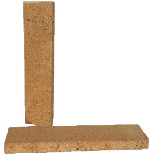 آجر نمای نسوز شاموتی متوسط ابعاد 2.5×31×7