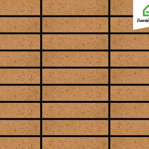آجر نما نسوز شاموتی تیره کد P1 آذرشین