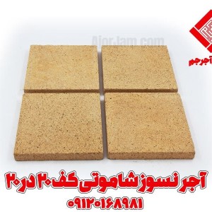 آجر نسوز شاموتی کف و نما 20*20