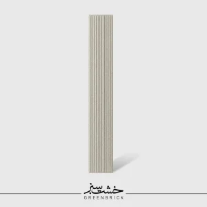 آجر نما رستیک سفید استخوانی آذین نما سایز 40×6