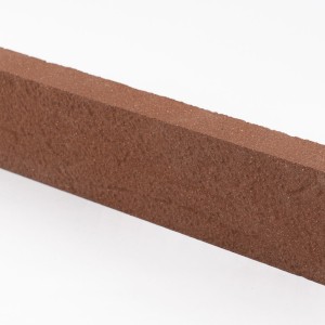 آجر نمای نسوز شاموتی تیره ابعاد 2.5×31×7