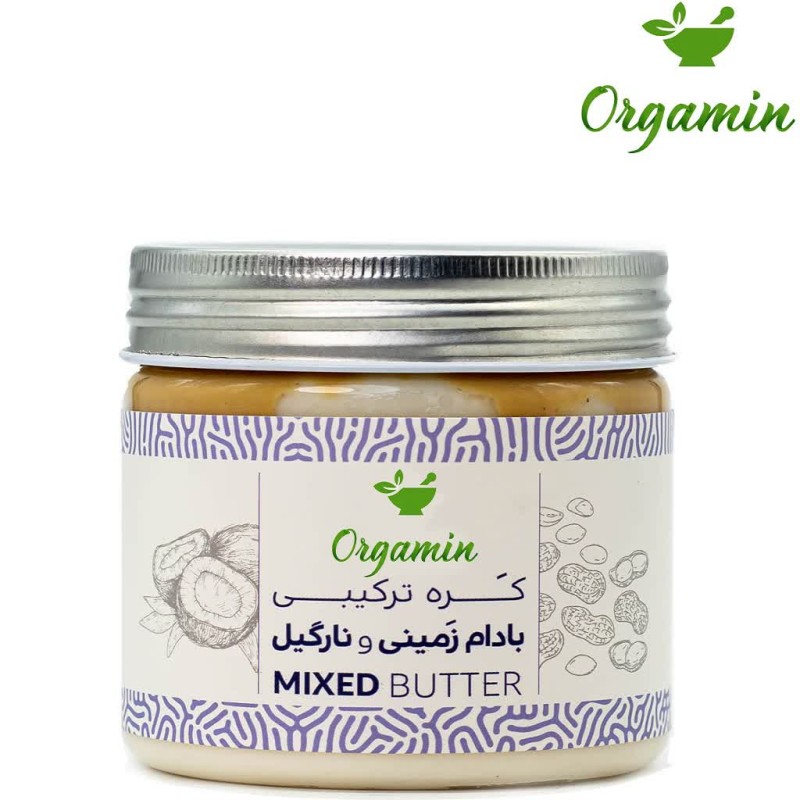 کره ترکیبی بادام زمینی و نارگیل