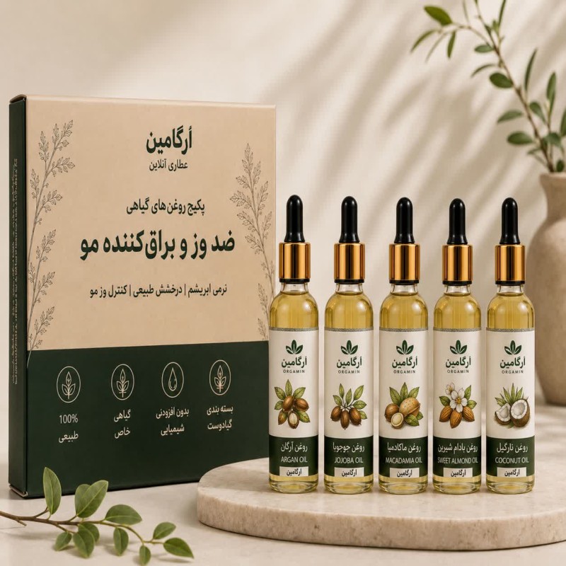 پکیج ضد وز و براق کننده مو ( استاندارد)