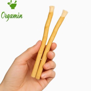 چوب مسواک سنتی گیاهی برای تمیز کردن دندان و تقویت لثه