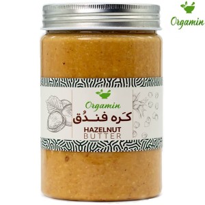 بافت کرمی و طبیعی کره فندق خالص